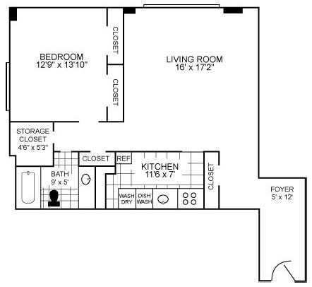 1 Bedroom Executive