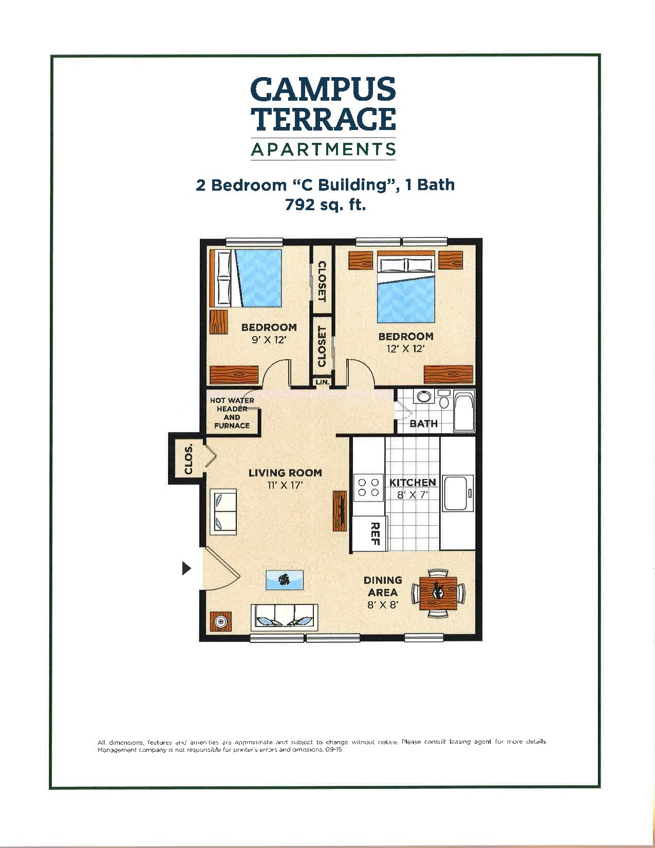 2 Bedroom C Bldg