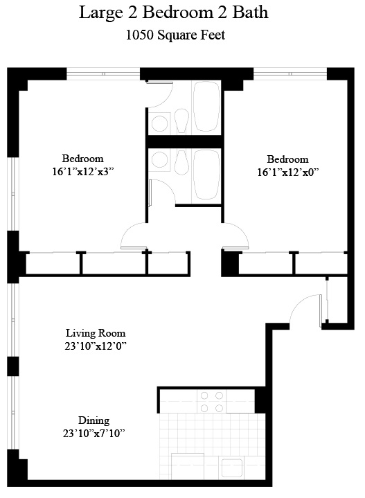 Two Bedroom Two Bath