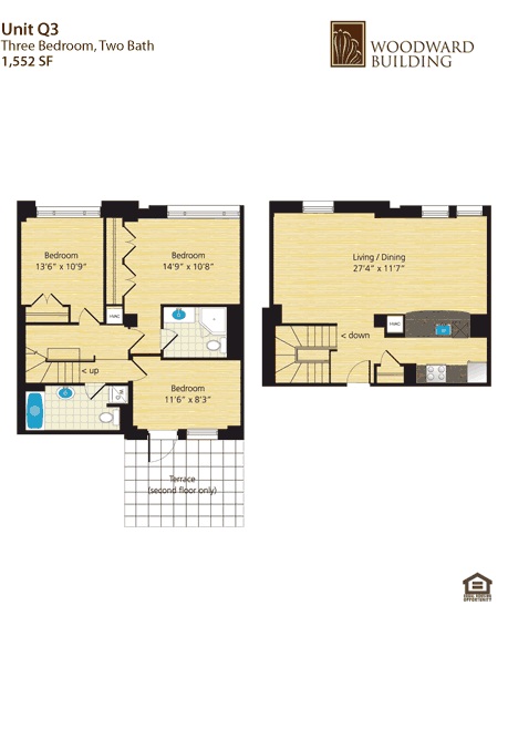 Unit Q3 - 3 Bedroom