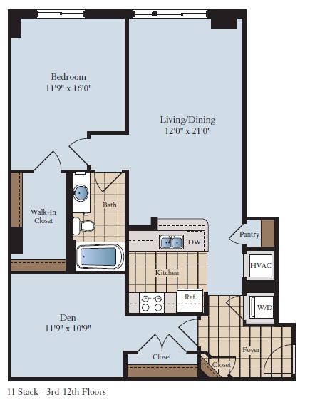1 Bedroom Den