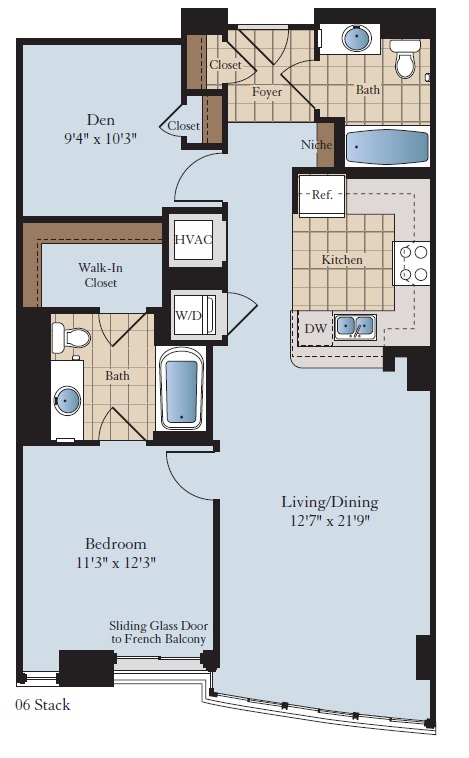 1 Bedroom Den