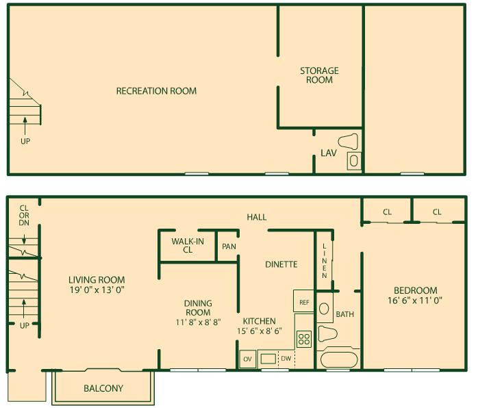 1 Bedroom Luxury With Basement