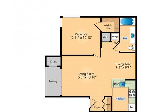 One Bedroom One Bath