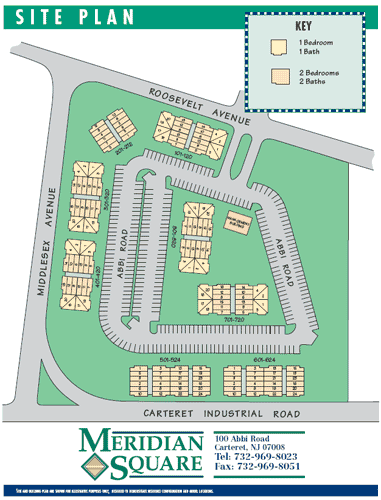 Meridian Square Site Map