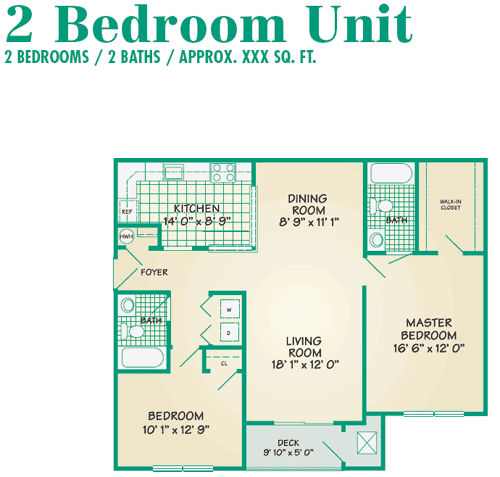 2 Bedroom