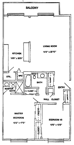 2 bedroom at Rivendell at Edison
