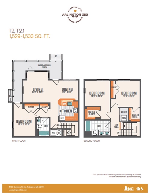 Two Level Townhomes - T2, T2.1
