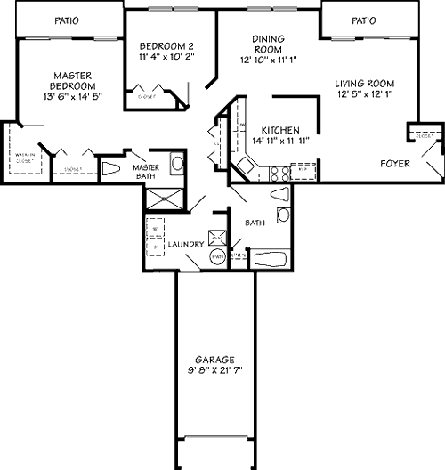 2 Bedroom A