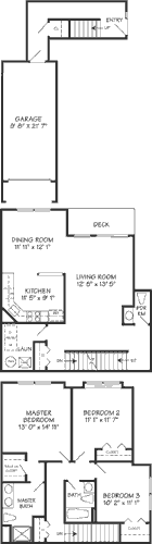 3 Bedroom J