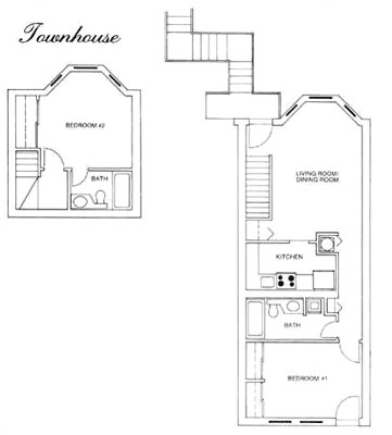 2 Bedroom Townhouse