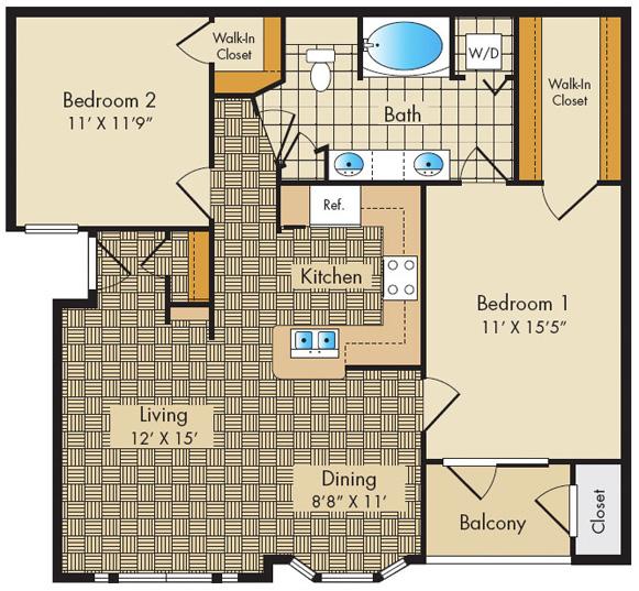 2 Bedroom