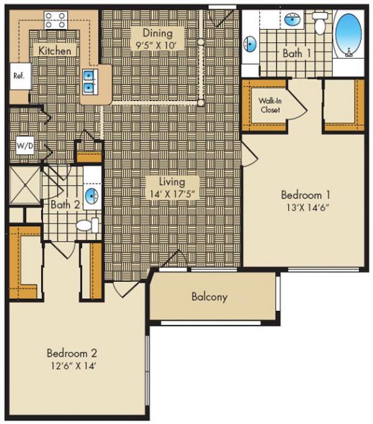 2 Bedroom