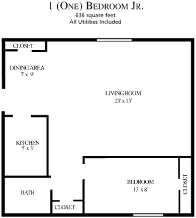 1 Bedroom Junior