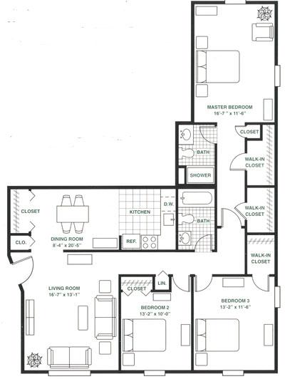 3 Bedroom