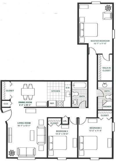 3 Bedroom