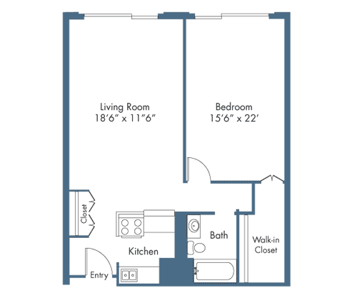 Roosevelt 1 Bedroom II