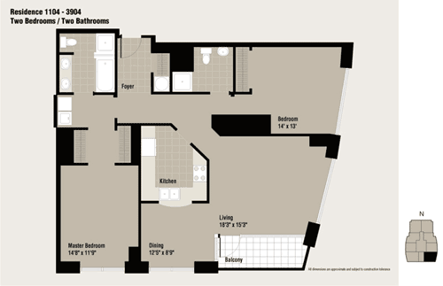 Floorplans | St. James Apartments Philadelphia PA