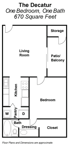 The Decatur 1 Bedroom