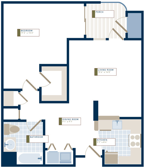 The Ashton 1 Bedroom