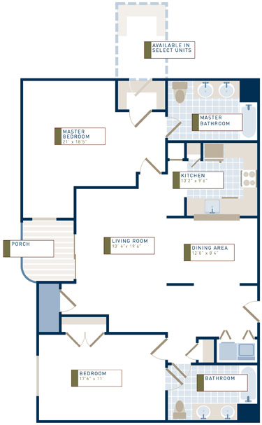 The Barrington 2 Bedroom
