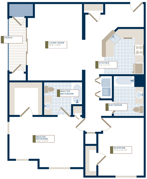 The Bainbridge 2 Bedroom