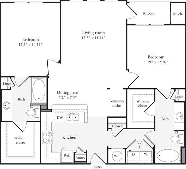 2 Bedroom