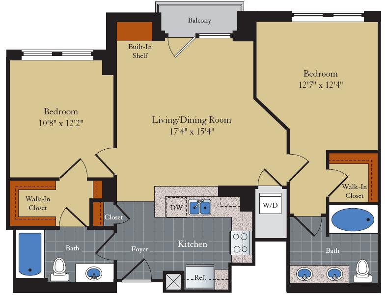 2 Bedroom #3
