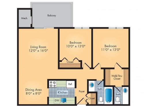 2 Bed/1.5 Bath Renovated