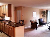 The Observatory renovated kitchen and living room