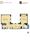 1 Bedroom w/ Study